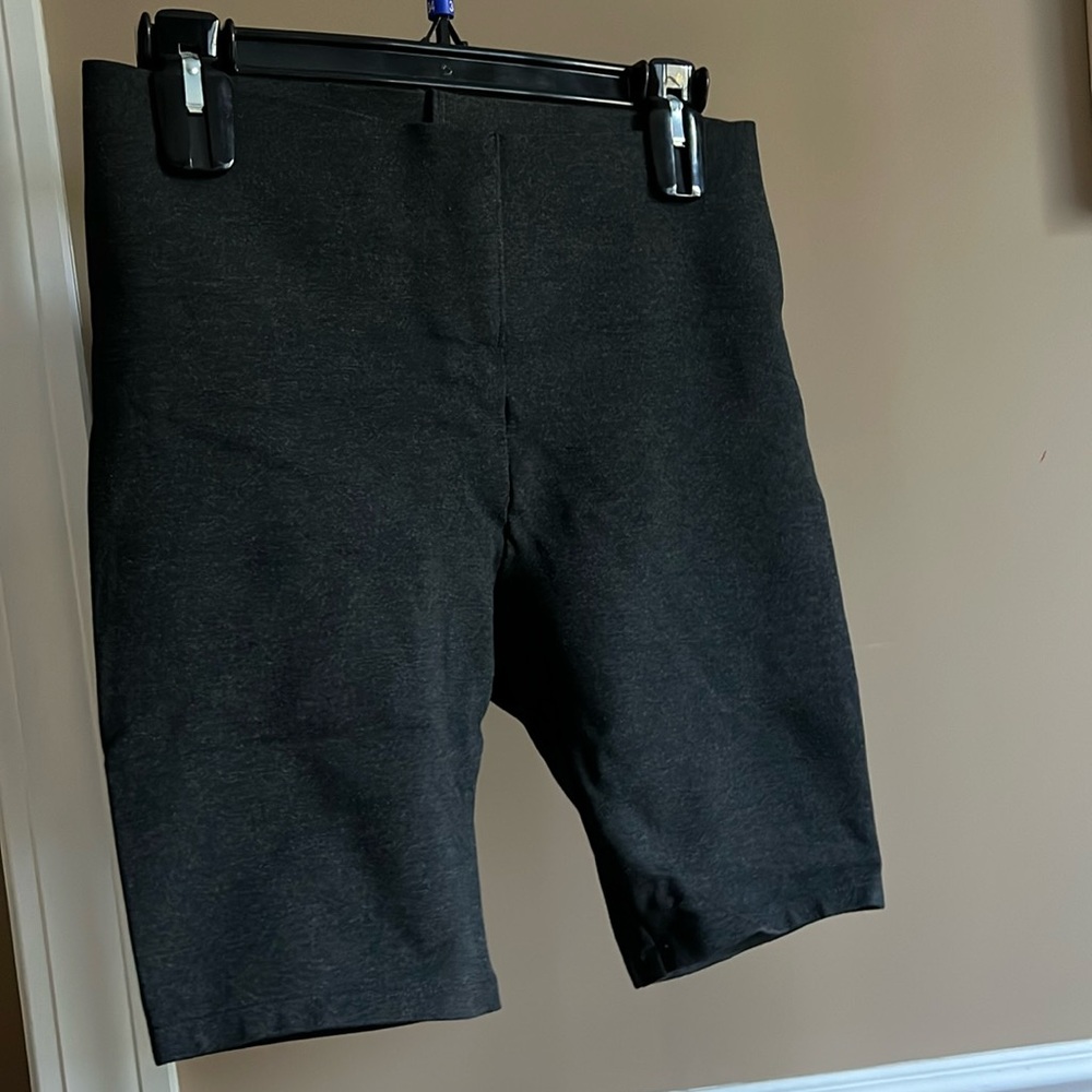 LOFT Black Knit Bermuda Shorts